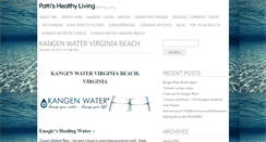 Desktop Screenshot of pattishealthyliving.com